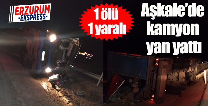 Erzurum’da trafik kazası: 1 ölü, 1 yaralı