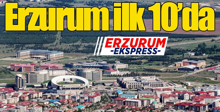 Erzurum ilk 10’da