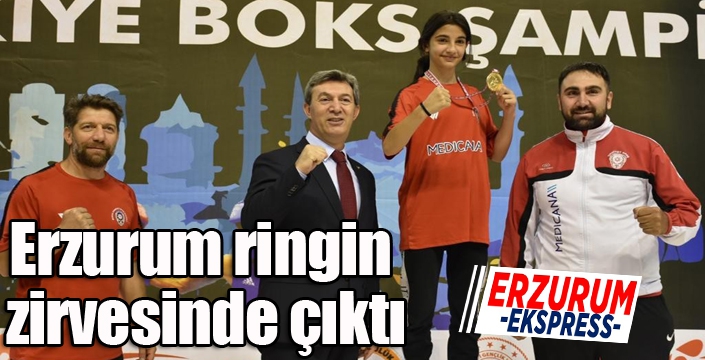 Erzurum ringin zirvesinde çıktı