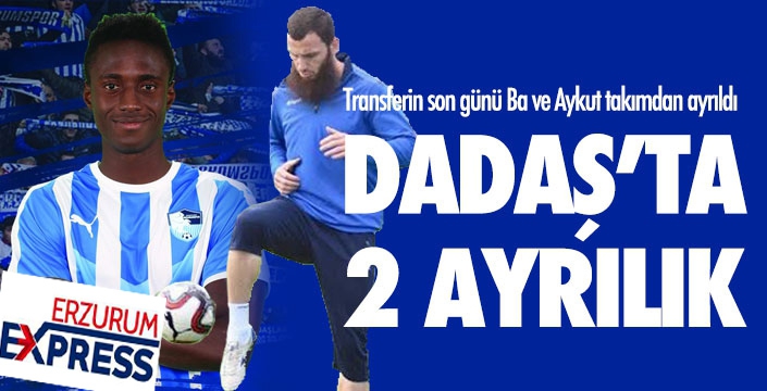 Erzurumspor'da iki ayrılık