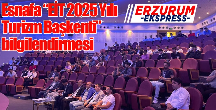 Esnafa “EİT 2025 Yılı Turizm Başkenti” bilgilendirmesi