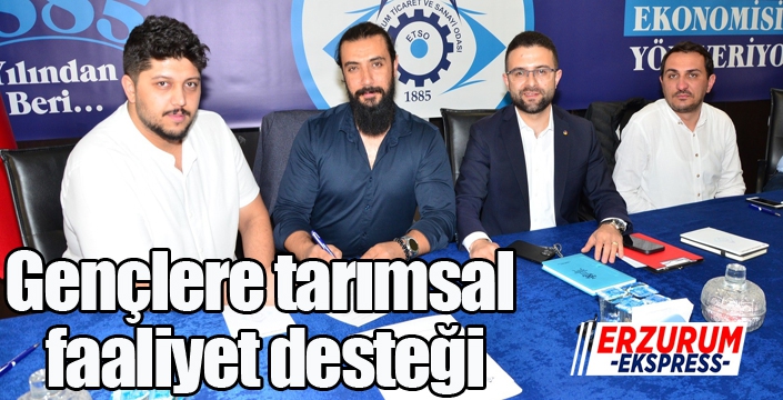 Gençlere tarımsal faaliyet desteği