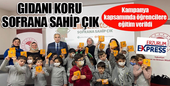 Gıdanı Koru Sofrana Sahip Çık projesi gerçekleştirildi...