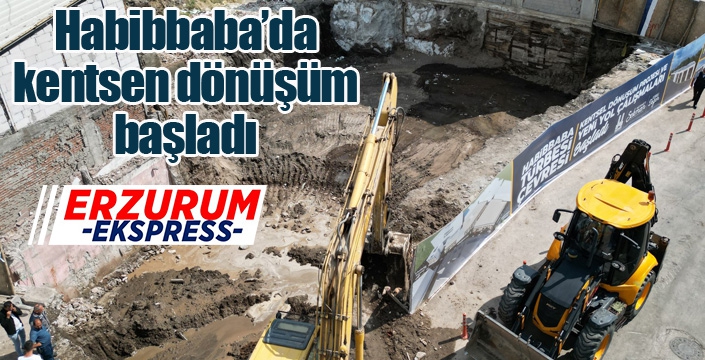 Habibbaba Türbesi çevresinde kentsel dönüşüm başladı