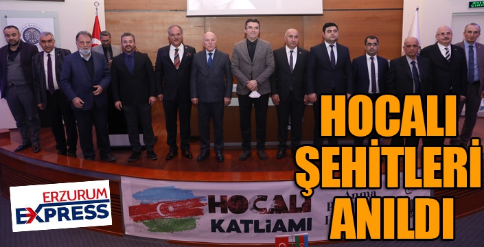 Hocalı şehitleri anıldı...