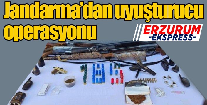 Jandarma’dan uyuşturucu operasyonu