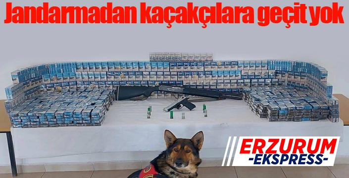 Jandarmadan kaçak sigara operasyonu