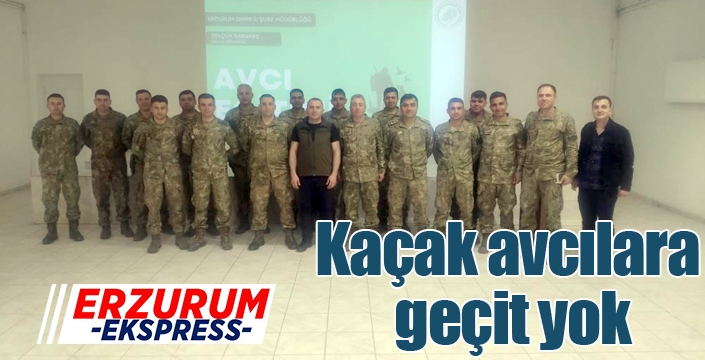 Kaçak avcılara geçit yok