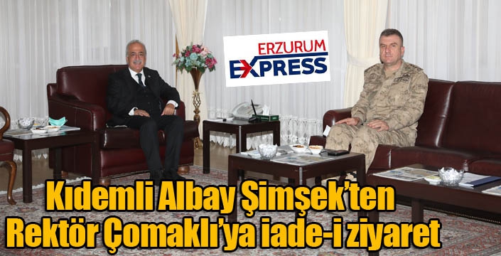 Kıdemli Albay Şimşek’ten iade-i ziyaret