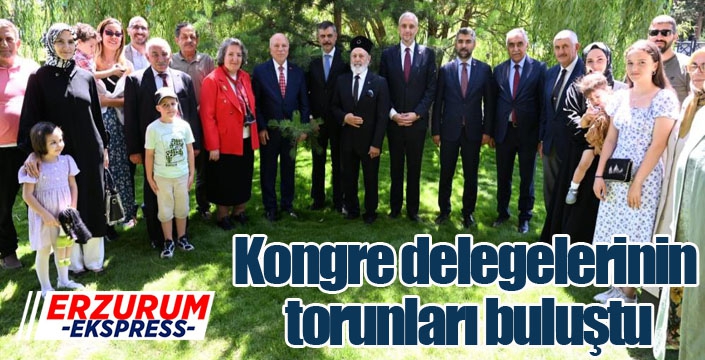 Kongre delegelerinin torunları buluştu