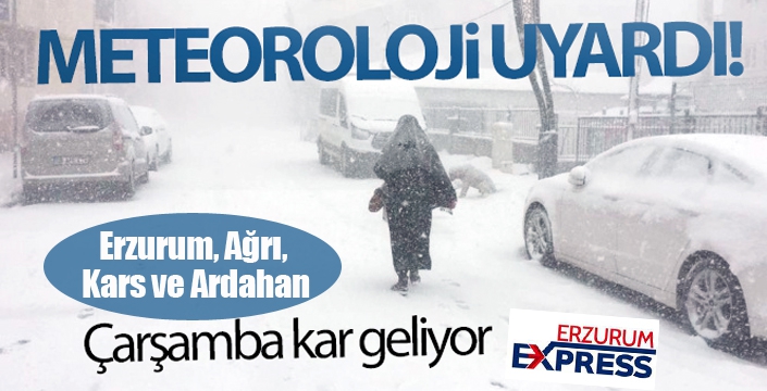 Meteoroloji uyardı! Çarşamba kar geliyor