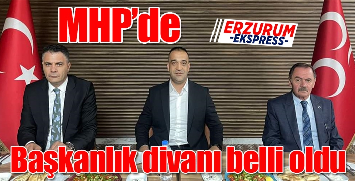 MHP'de başkanlık divanı belli oldu...