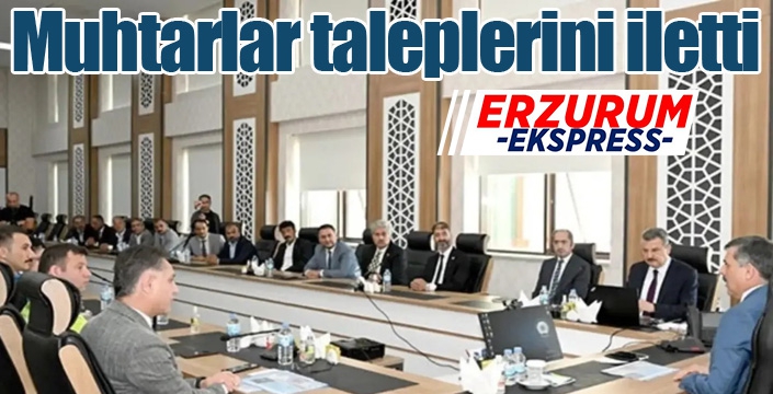 Muhtarlar ile huzur toplantısı