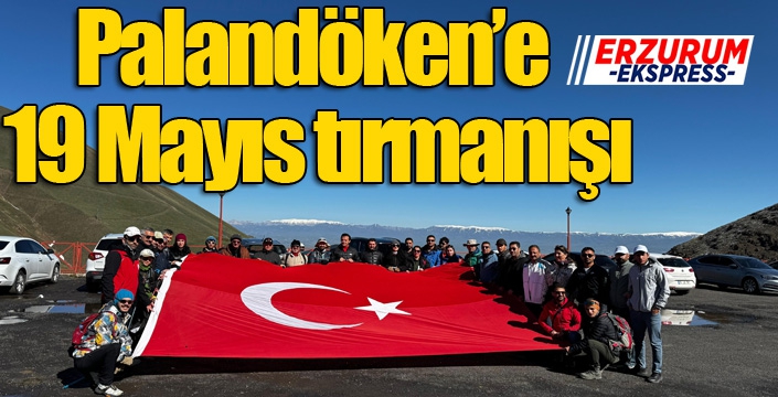 Palandöken’e 19 Mayıs tırmanışı