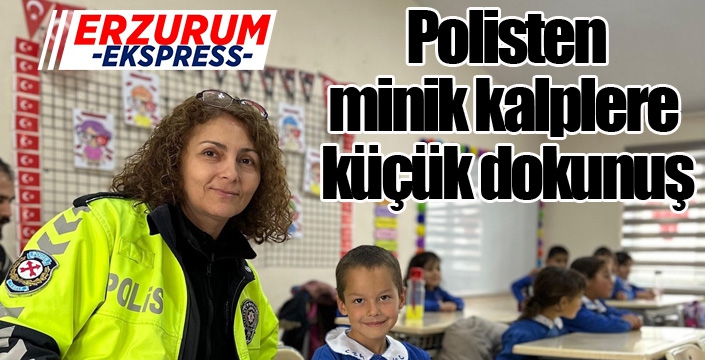  Polisten minik kalplere küçük dokunuş