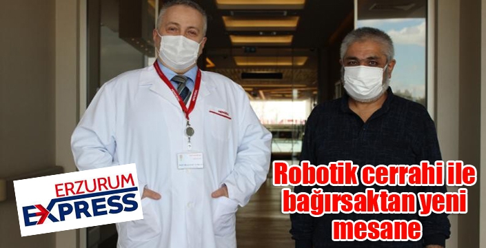 Robotik cerrahi ile bağırsaktan yeni mesane