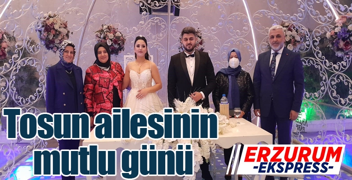 Tosun ailesinin mutlu günü