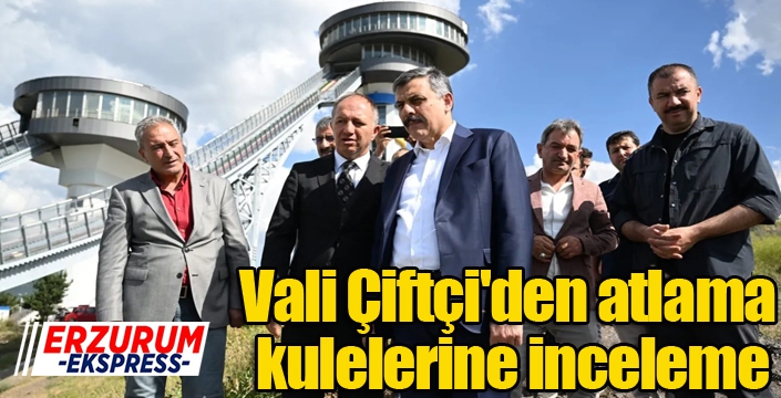 Vali Çiftçi'den atlama kulelerine inceleme