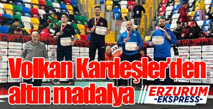 Volkan Kardeşler’den altın madalya