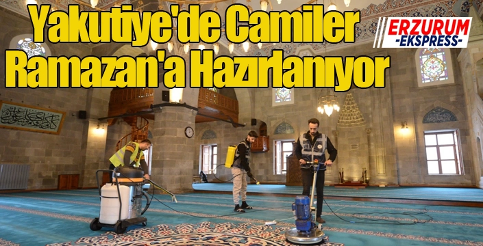 Yakutiye'de Camiler Ramazan'a Hazırlanıyor